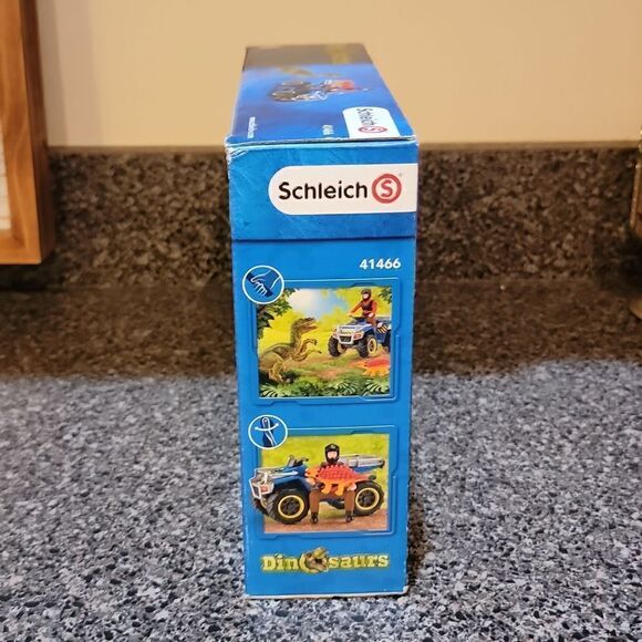 New Schleich Quad Escape From Velociraptor Dinosaurs Playset 41466 - Picture 2 of 12